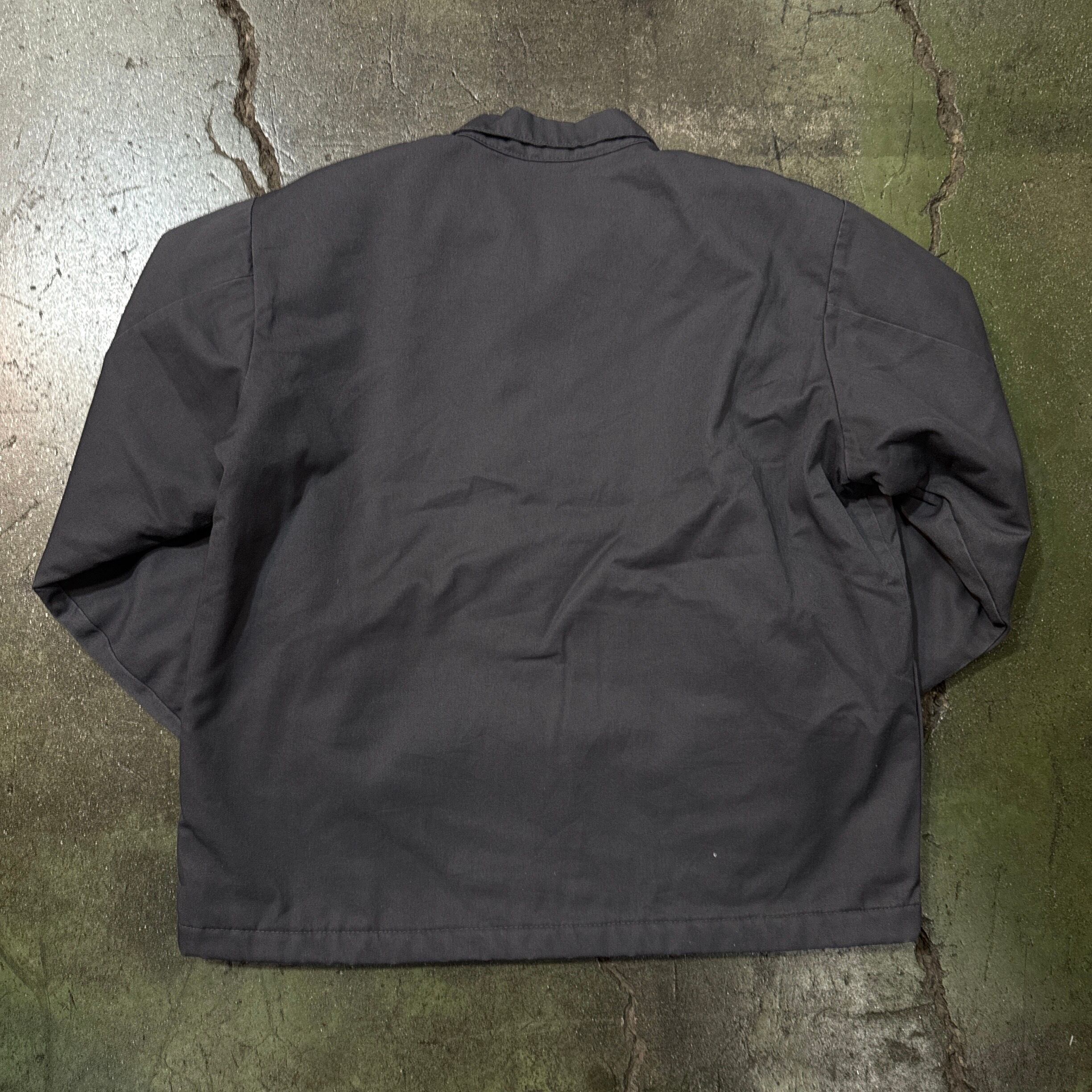 Coca-Cola Work Jacket Gray Black XL Size コカコーラ ワーク