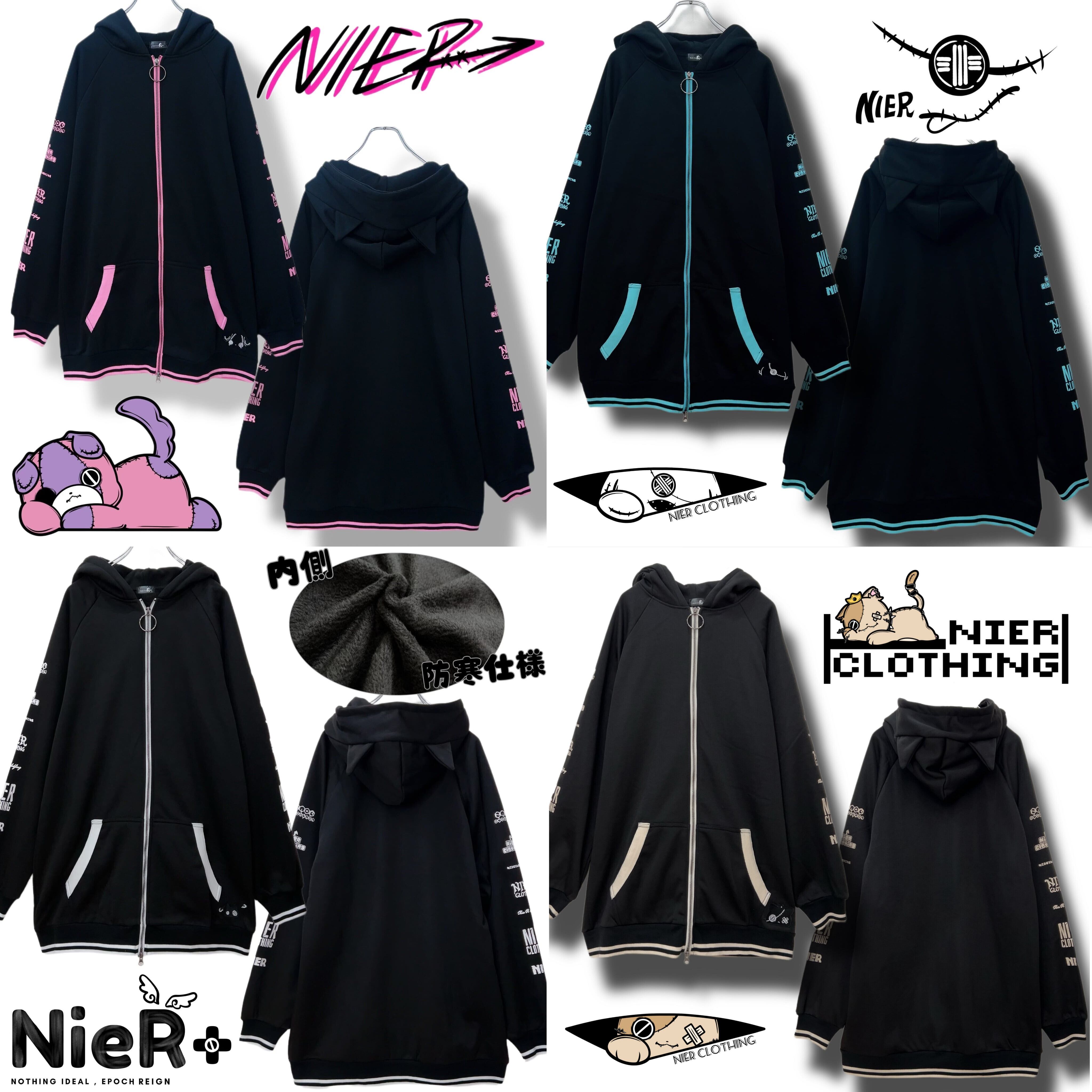 NieR フリル＆リボン OVERSIZE JUMPER