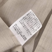 90s 00s Polo by Ralph Lauren ポロ ラルフローレン ANDREW 無地 長袖 ワイシャツ ドレスシャツ 41-84 /ベージュ系 メンズ ビンテージ