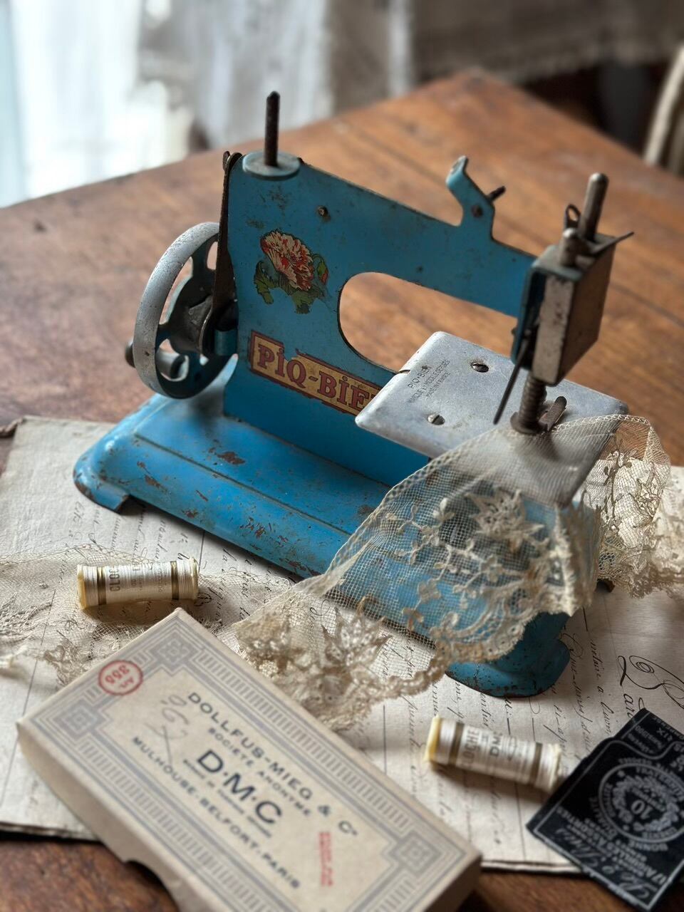 トイミシン PIQ-BIEN フレンチブルー 水色 | Brocante de La Cocotte