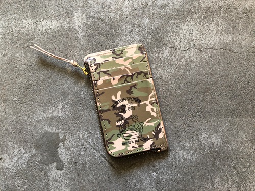 Button Works ボタンワークス Camouflage Card Case-Woodland