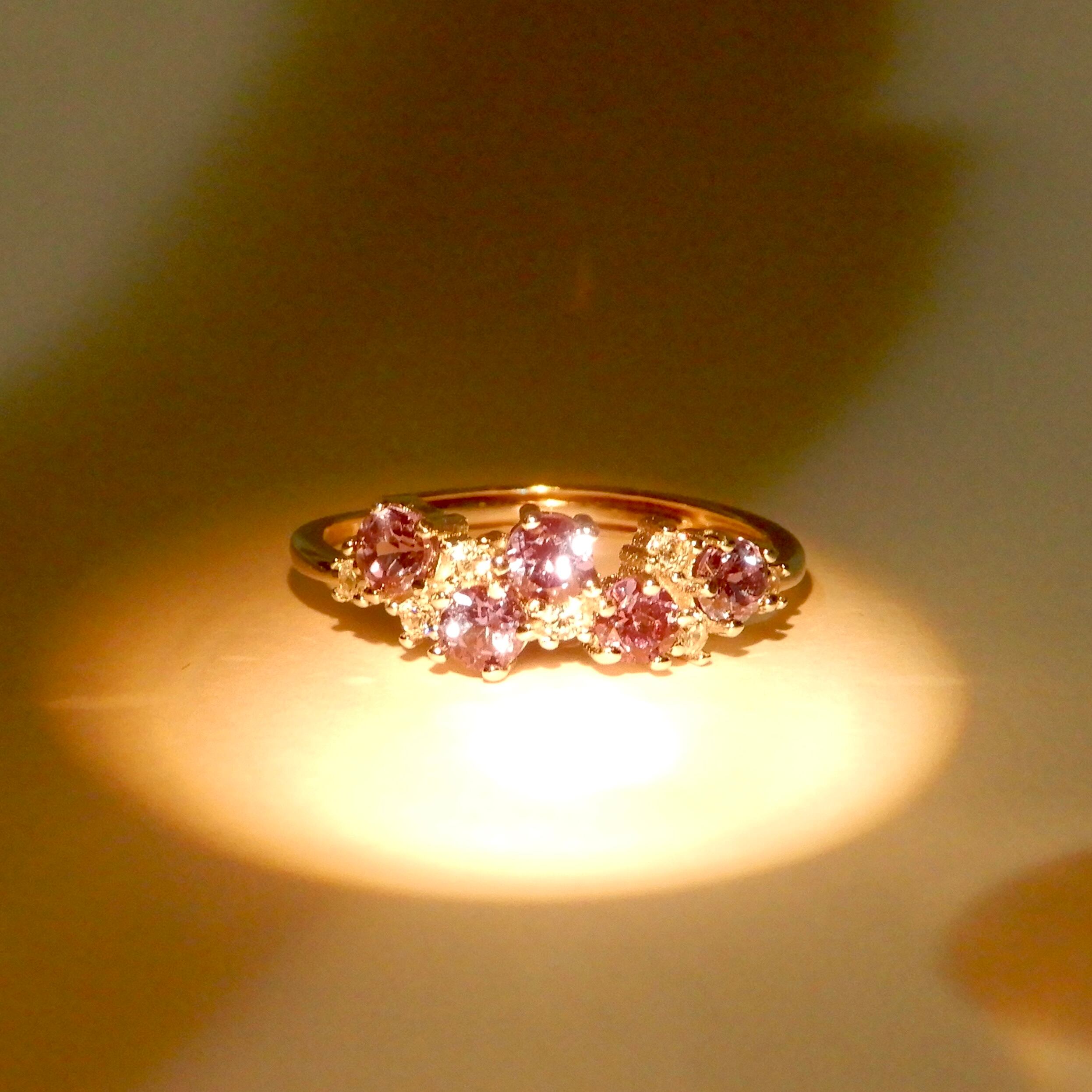 リースRing♦︎合成アレキサンドライト♦︎