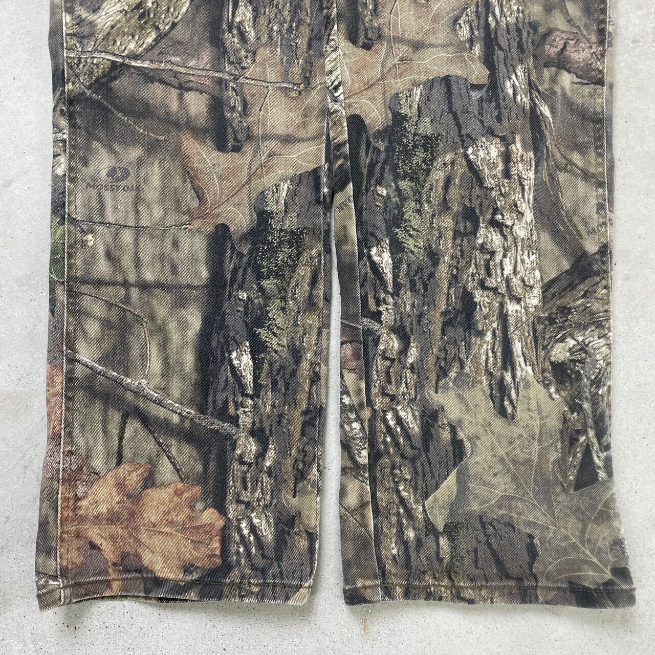 MOSSY OAK リアルツリーカモ 迷彩パンツ メンズW38 古着 総柄【ロング