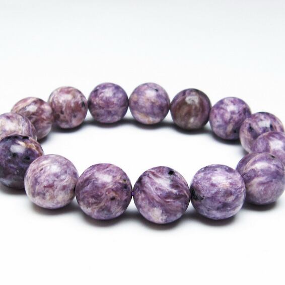 チャロアイト ブレスレット 15mm 一点物 111-32077