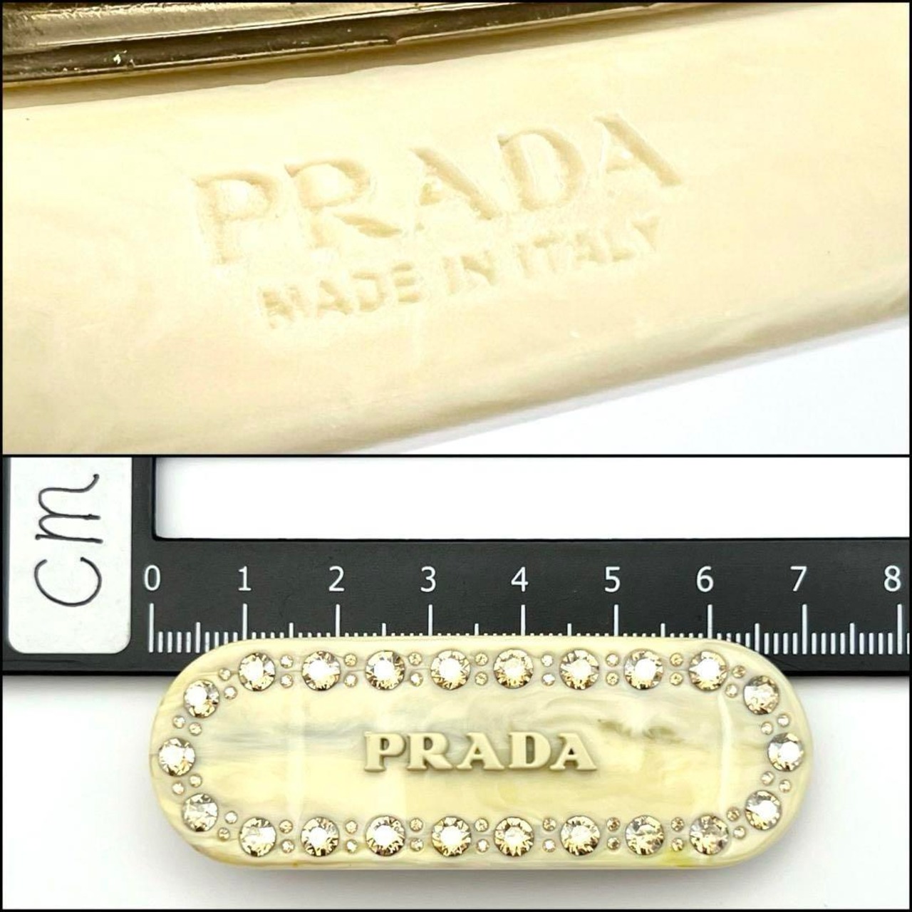 人気】プラダ PRADA レディース プレックス ヘアクリップ バレッタ 