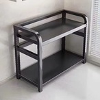 本棚 ２段 デスク収納 デスクオーガナイザー オフィス用品 小物収納 木製 幅45cm おしゃれ 北欧