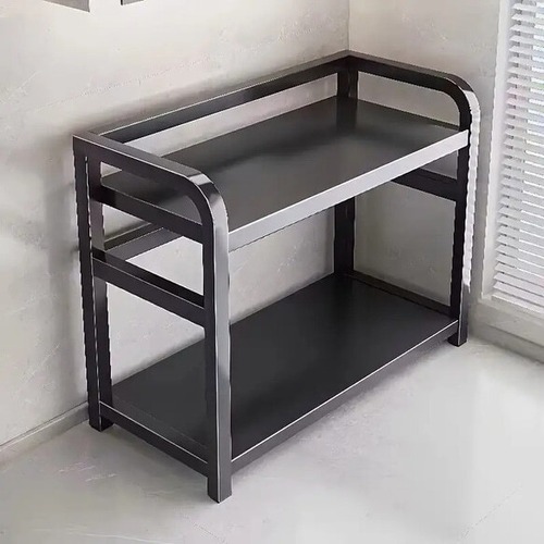 本棚 ２段 デスク収納 デスクオーガナイザー オフィス用品 小物収納 木製 幅45cm おしゃれ 北欧