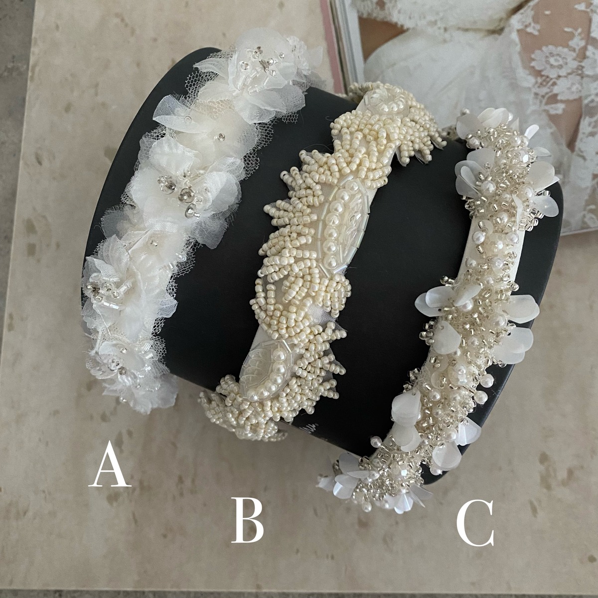 M collection 【head accessory】 | ブライダルアクセサリー petitpapierj