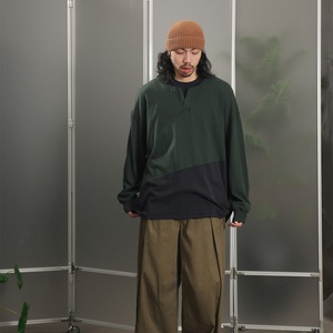 スプリットトーン・リラックスロングT A2142