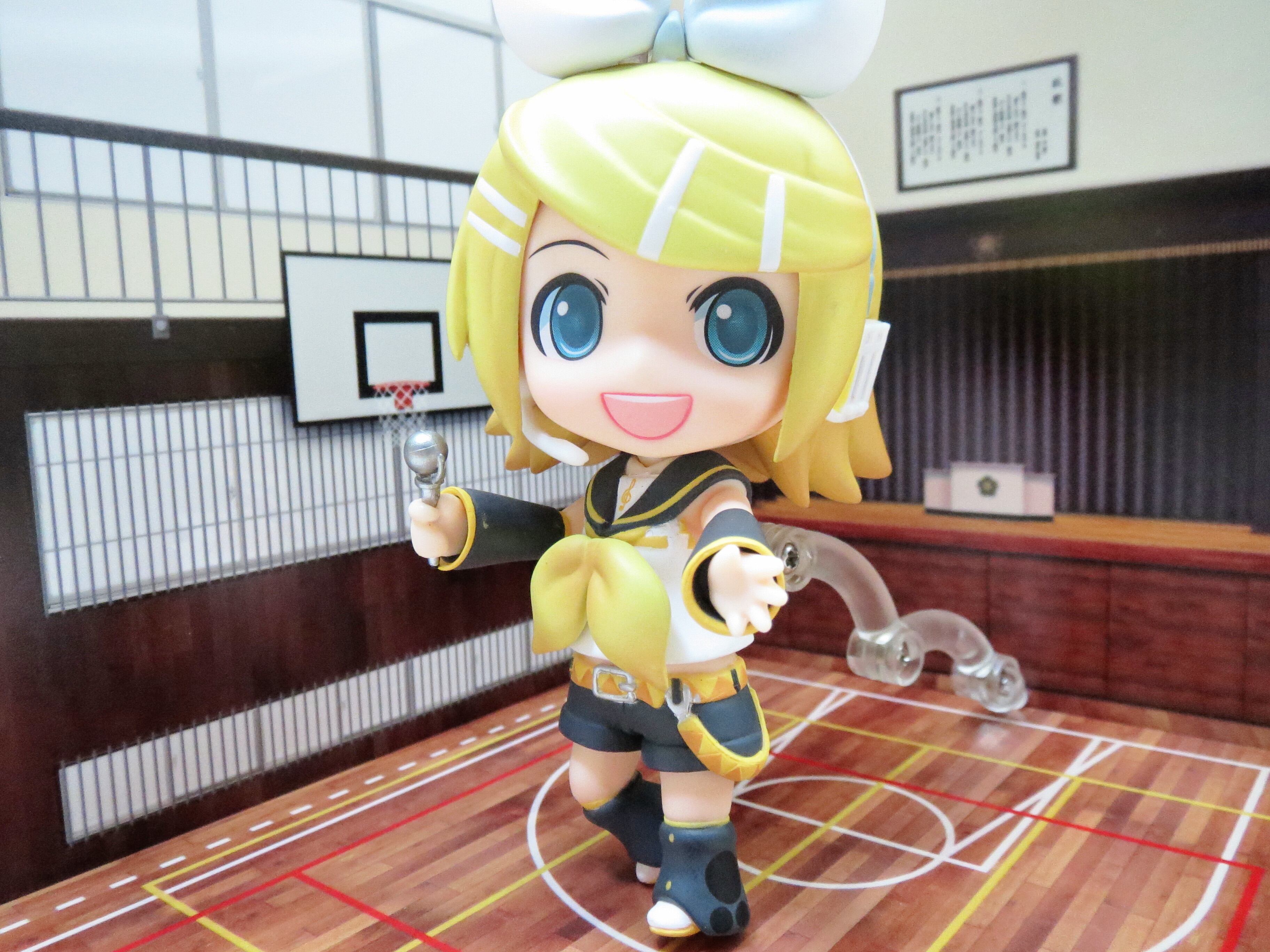 再入荷【189】 鏡音リン 応援Ver. 小物パーツ マイク ねんどろいど