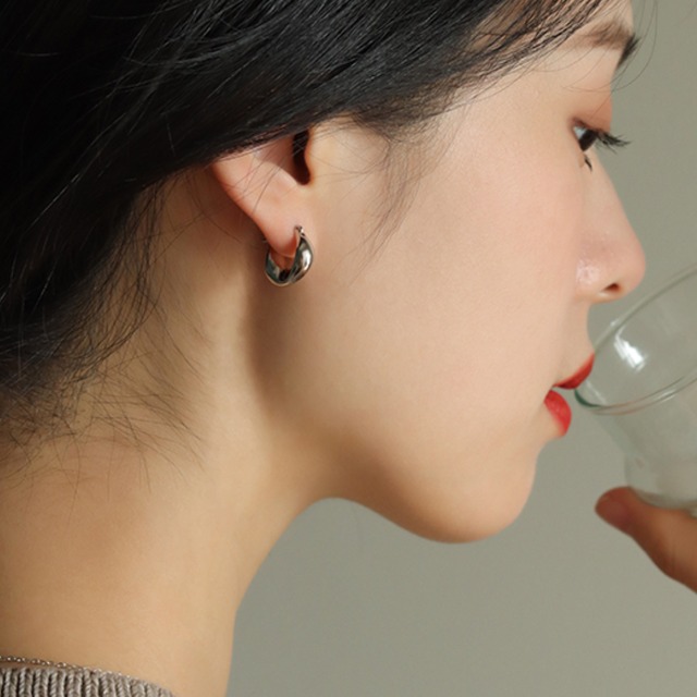 silver925 petit chubby pierce