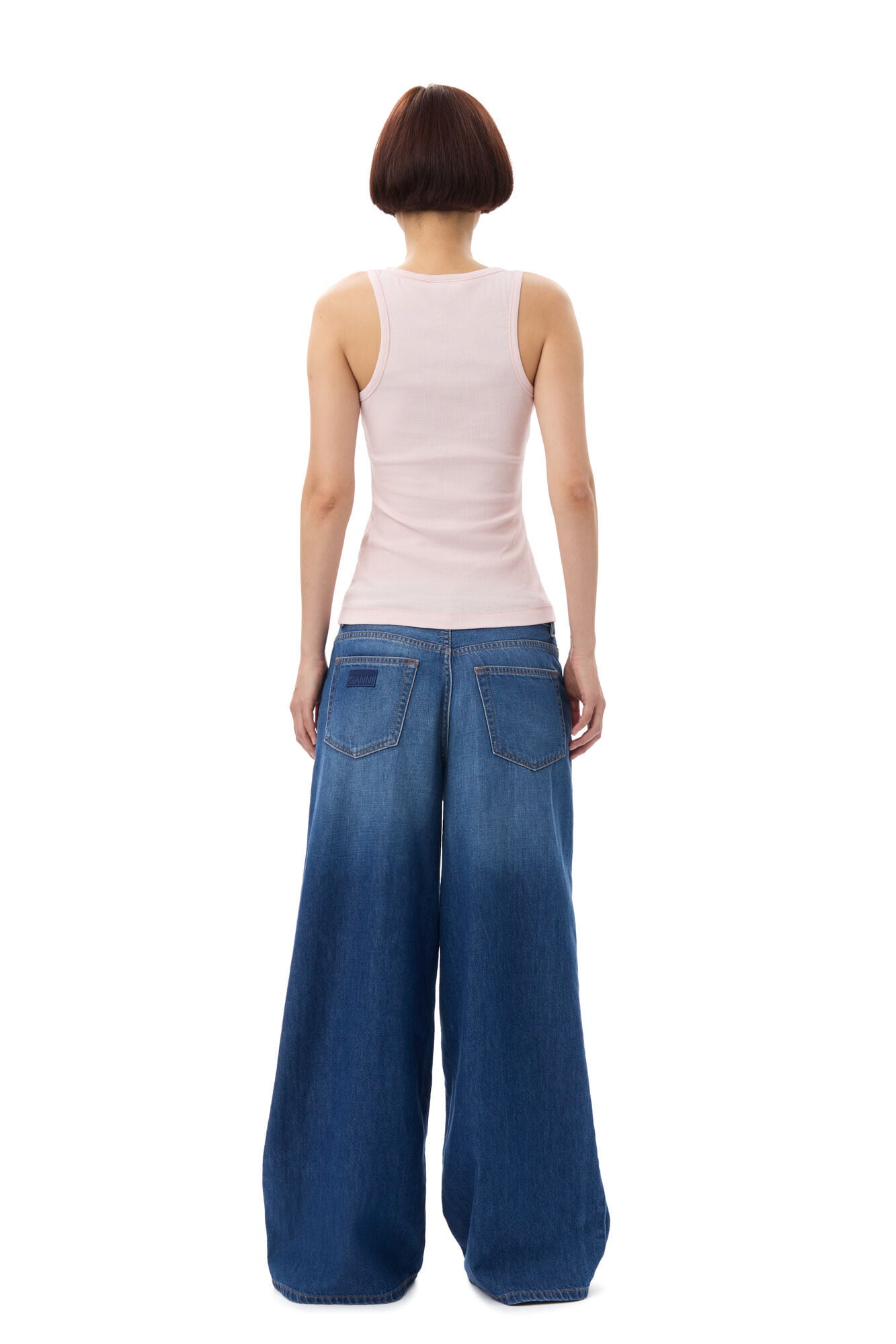 24AW】GANNI ガニー / SOFT COTTON RIB TANK TOP | TRENT 24AW】GANNI ガニー / SOFT COTTON RIB TANK TOP | TRENT