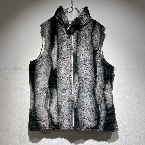 used reversible fur vest