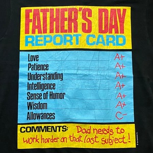 vintage 1990’s “father’s day” print tee