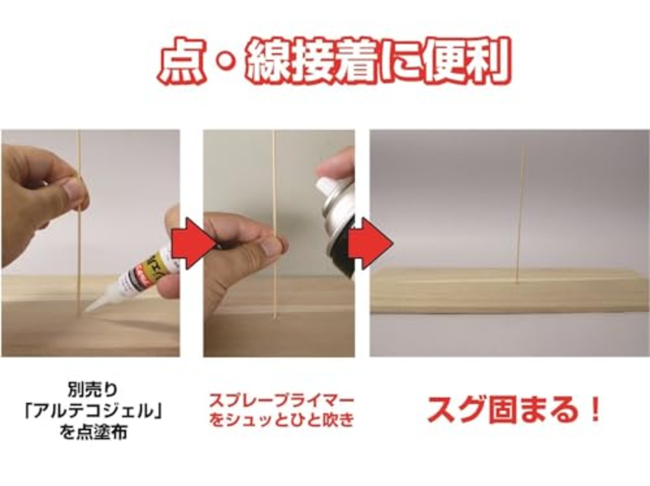 アルテコ 瞬間接着剤用 硬化促進剤 スプレープライマー 100ml