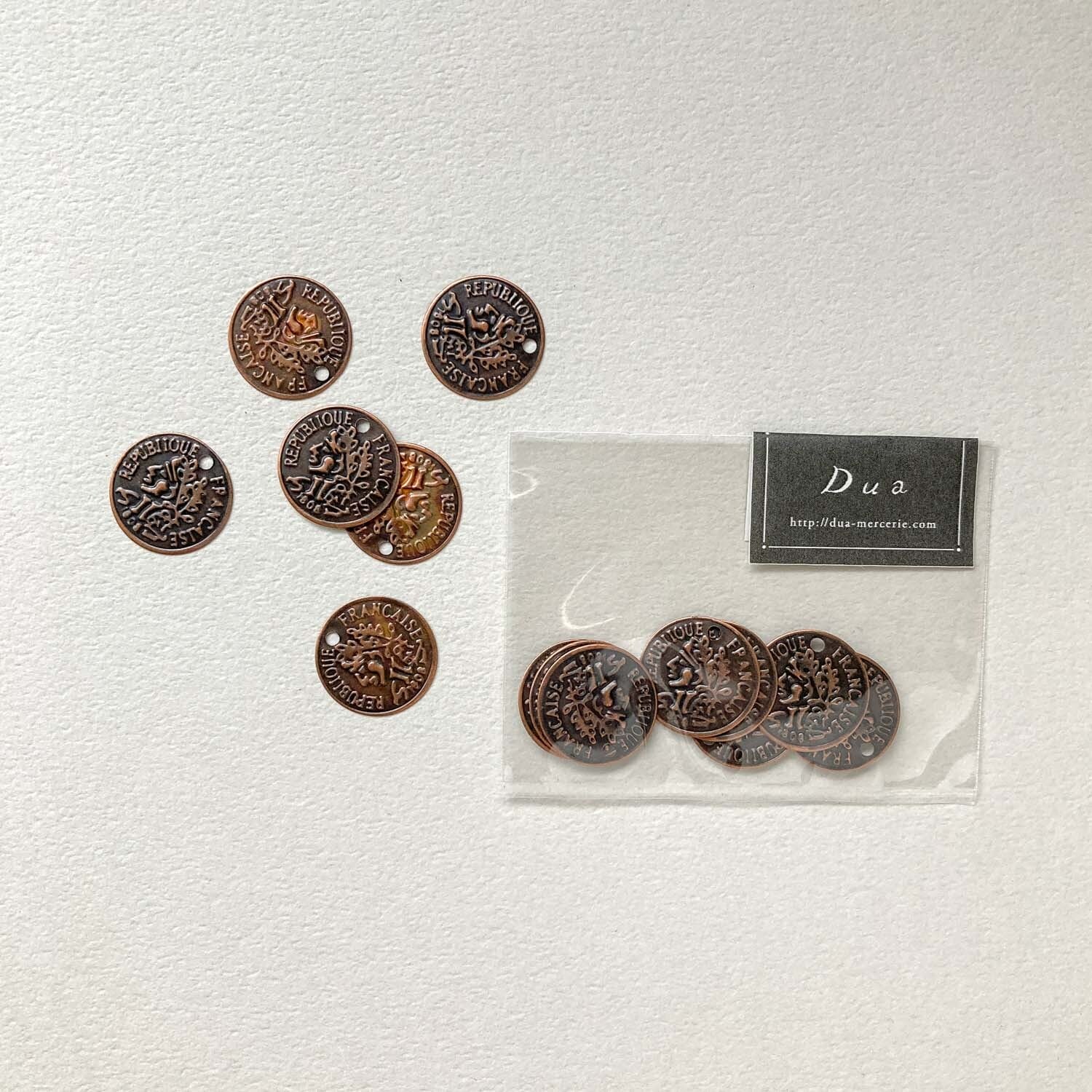 ミニコインチャームパック（8p） | Dua-アクセサリーパーツショップ