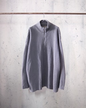 80's half-zip knit shirt