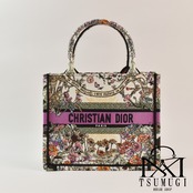 Christian Dior クリスチャンディオール キャトルセゾン エテ ソレイユ ブックトート ミディアム トートバッグ キャンバス