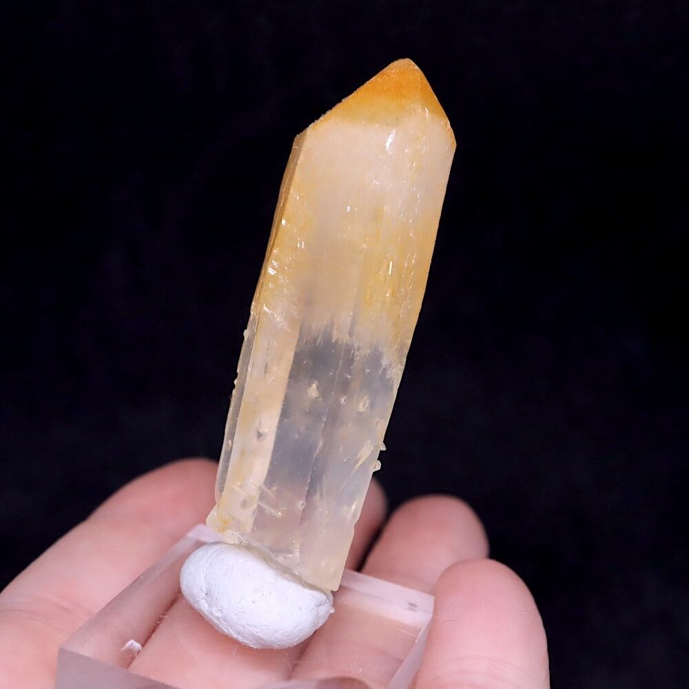 金運· 魔除 ·浄化】レインボー☆スモーキークォーツダブルポイント原石A984