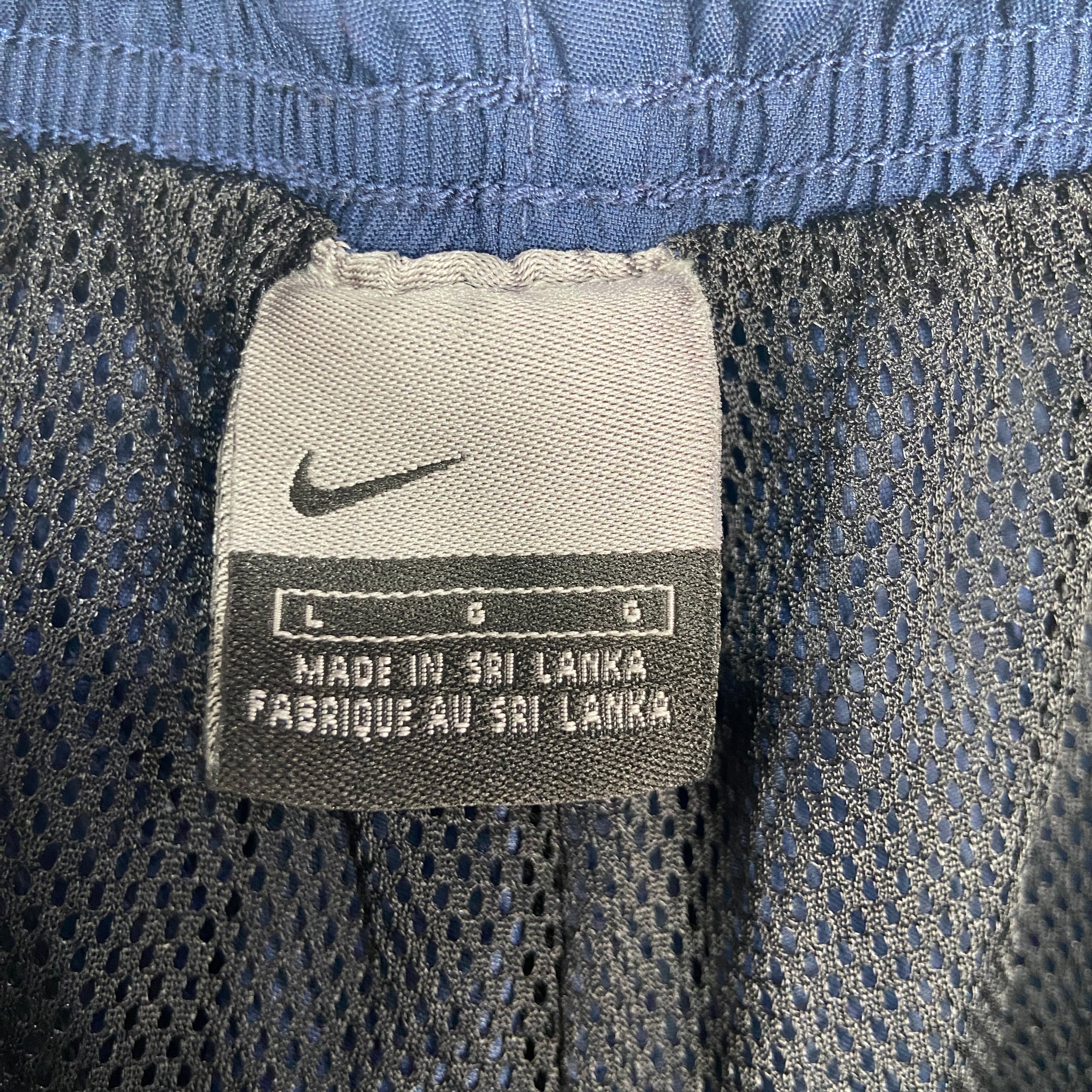 00s NIKE ナイロンテックパンツ ワイドシルエット サイドライン L | 古着屋 Uan powered by BASE