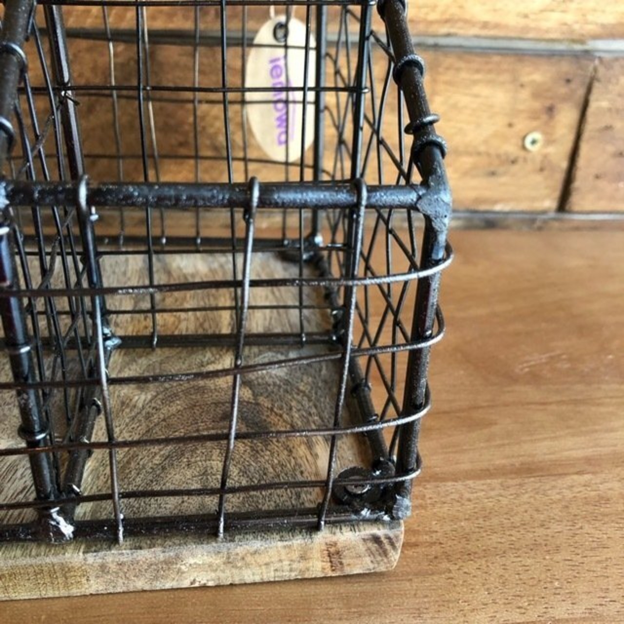 ワイヤー＆ウッドリモコンホルダー