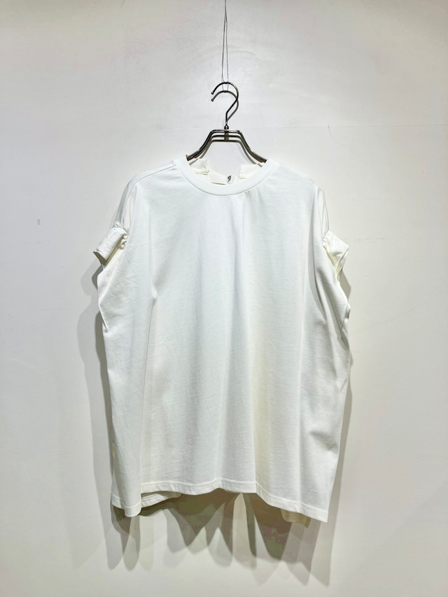 HERENCIA　バックリボンカットソー