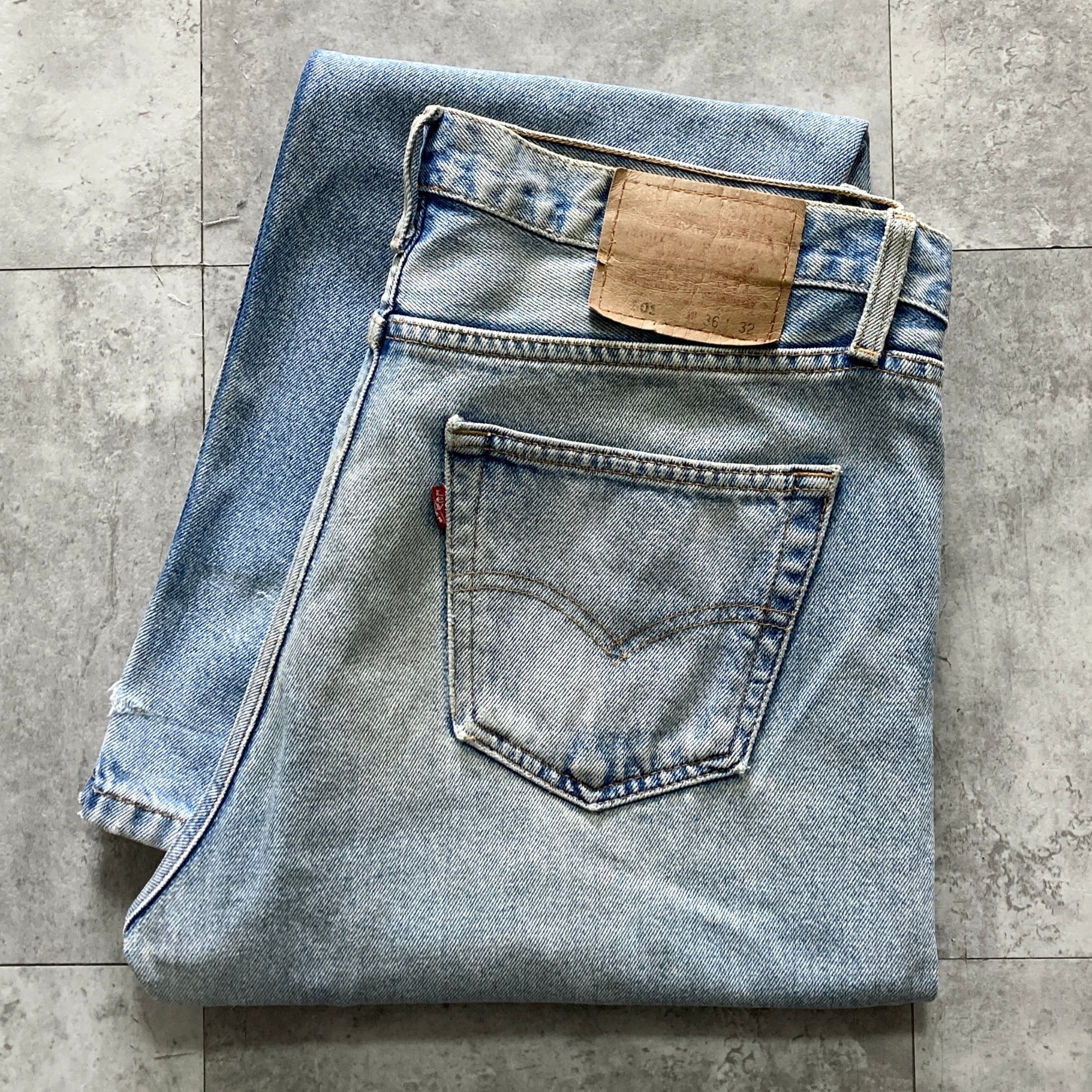 W36 L32】90's US.Levis 501 リーバイス エルパソ工場(511) ボタン裏