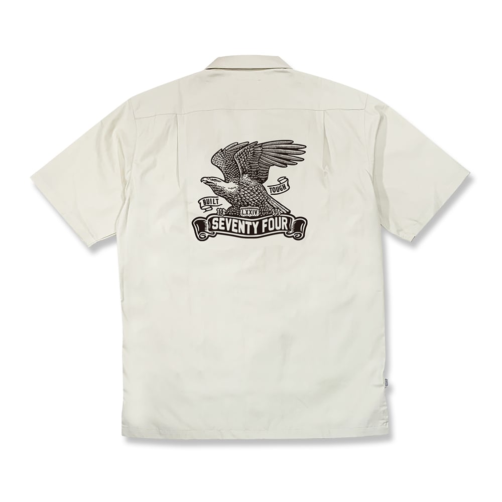 半袖シャツ / SEVENTY FOUR(セブンティーフォー) / OPEN COLLAR SHIRT S/S(NATURAL)(STF26SF2)