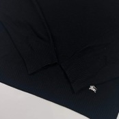 カシミヤ 羊毛 混 BURBERRY BLACK LABEL バーバリー ブラックレーベル タートルネック 長袖ニット 2/ブラック メンズ