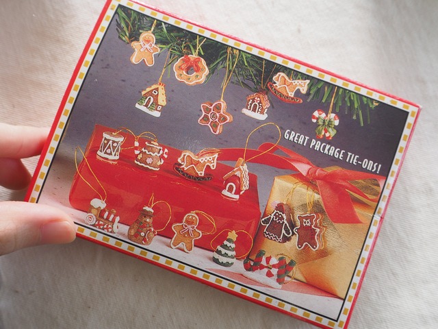 AMERICA 1980's~1990’s DEAD STOCK small Christmas ornament set