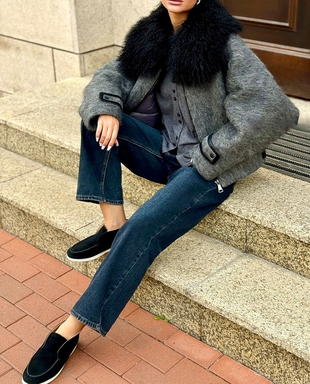 ファージャケットショートコート