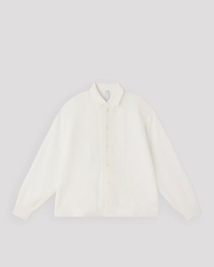 【CFCL】TC SOFT HYPHA BOSOM LONG SLEEVE SHIRT