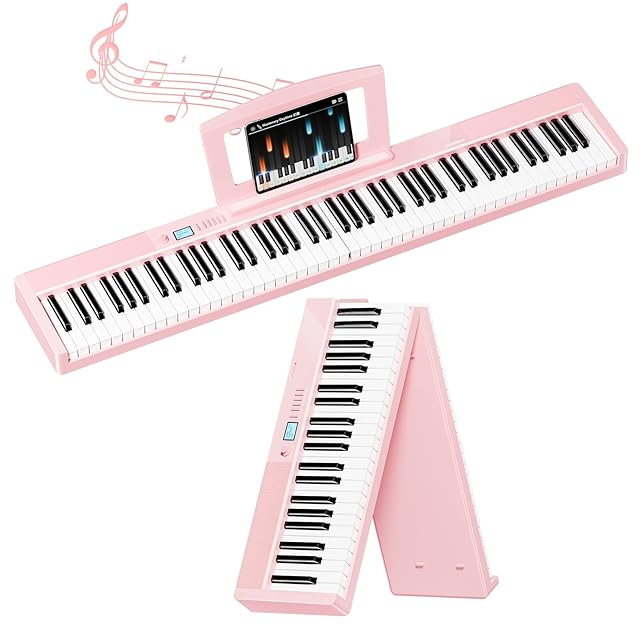 MAGICON 88鍵盤 折りたたみ式 キーボード 電子ピアノ、電子キーボード