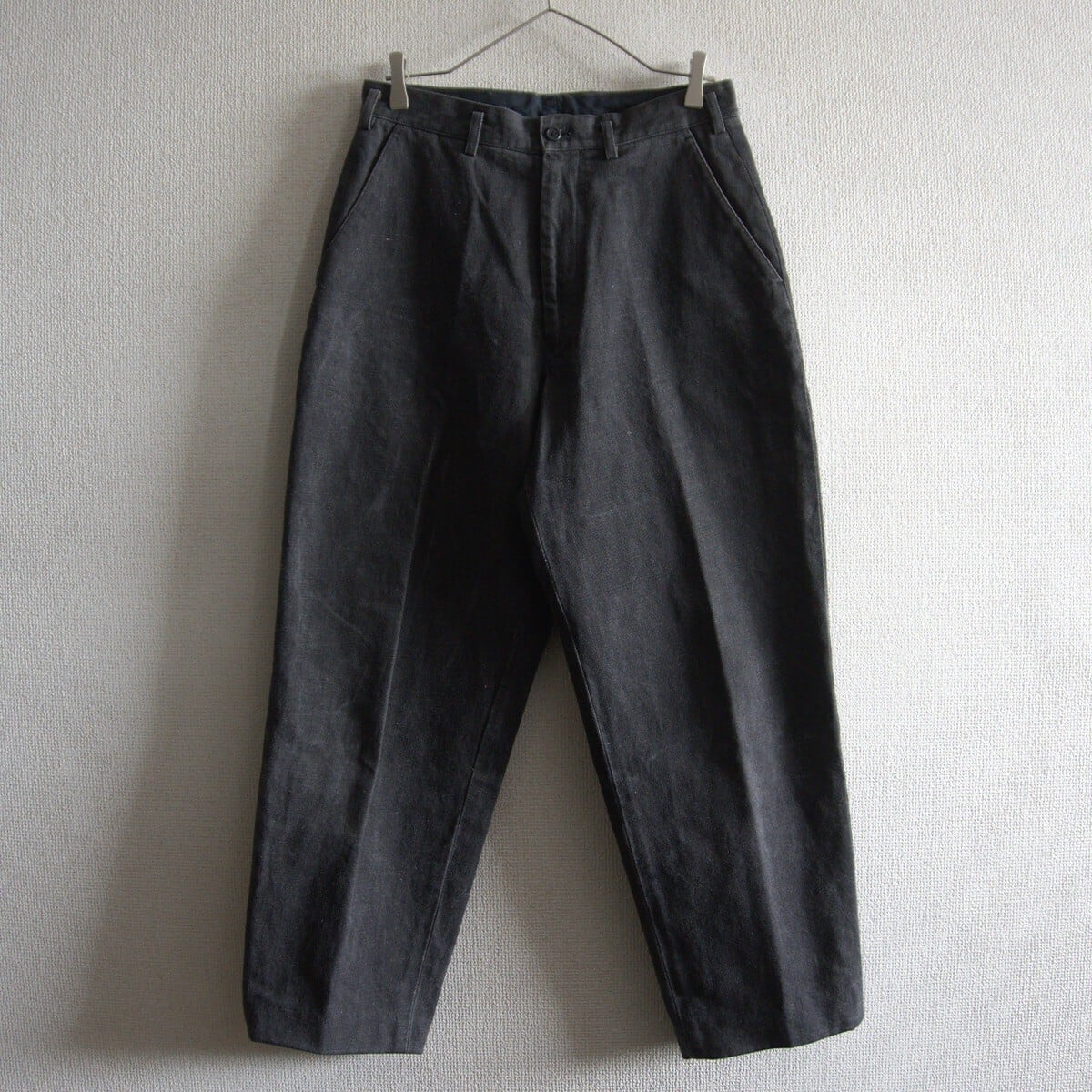 【希少L】90s Ys for men ワイズ 2タック ウールスラックスパンツ 90S/アーカイブ】Y's for men【2タック ワイドテーパード スラックス