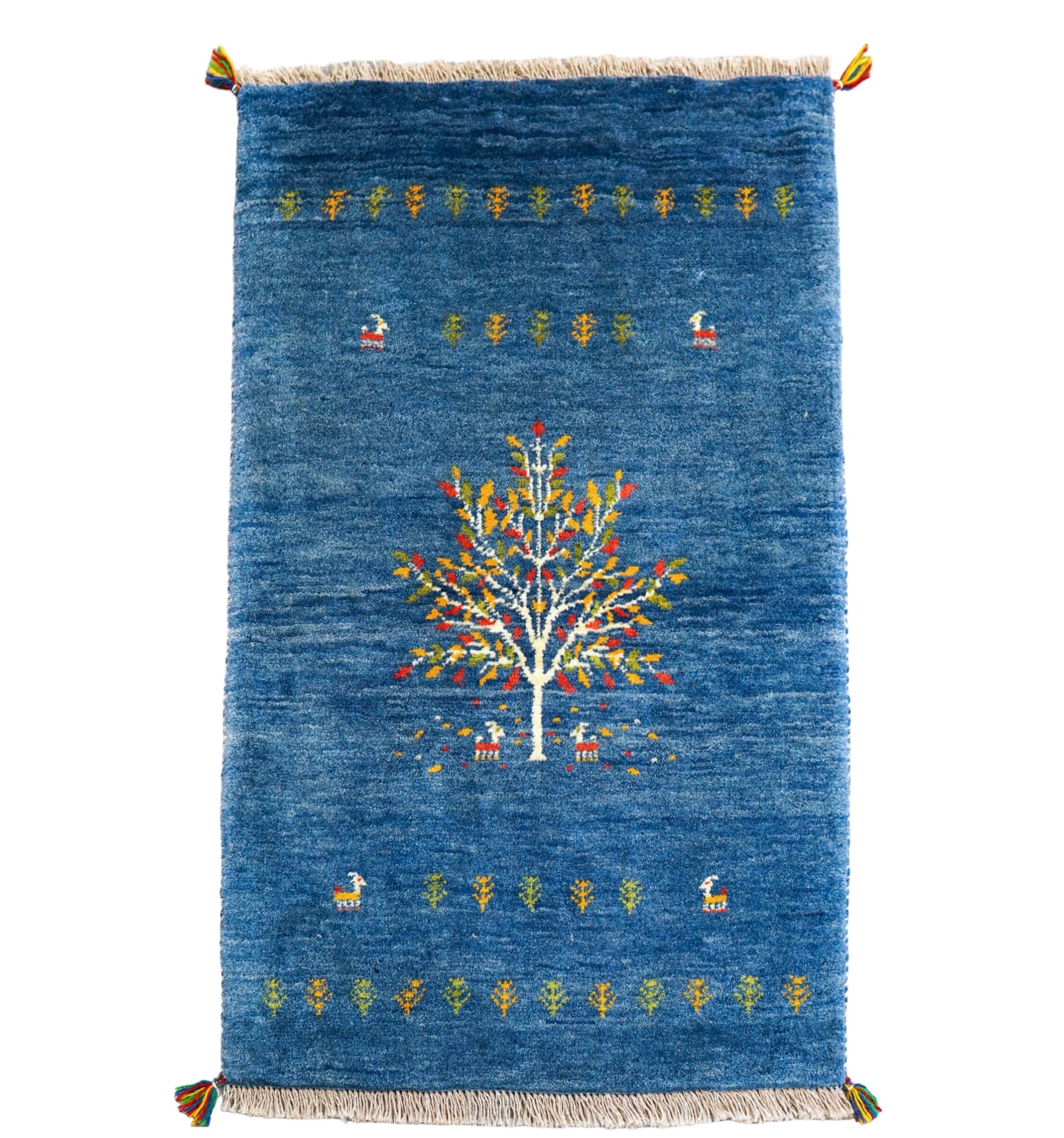 120×80cm 【ペルシャ絨毯 手織りギャッベ】 | Decorworks 