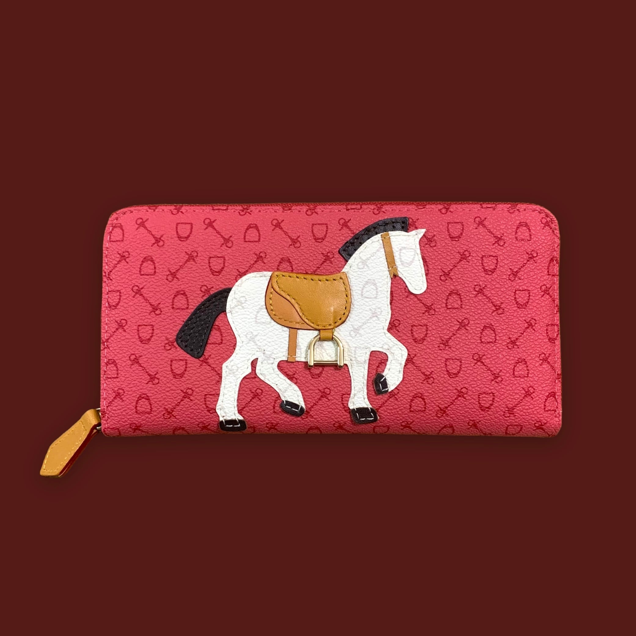 HORSE長財布 / サーモンピンク