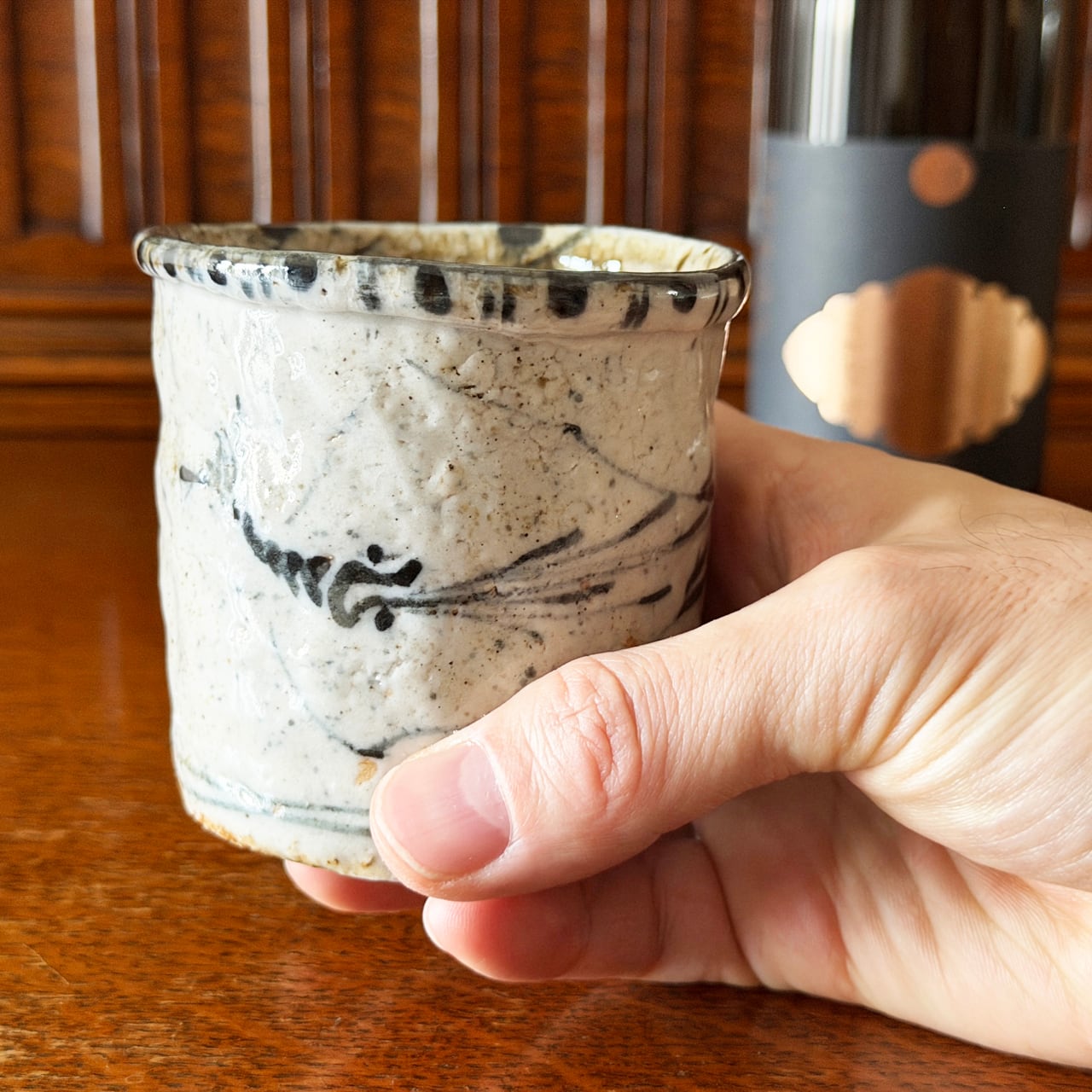 マイケル・マルティノ 【 泉山染付ロックカップ 】 工房:五反林窯