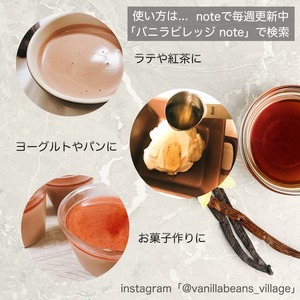 セット 完全無添加・バニラ蜜 50g +ブルボン種 バニラビーンズ 10本 VANILLA VILLAGE バニラシロップ