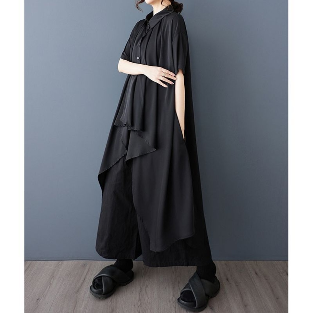 イレギュラーヘム チュニックシャツ  30102