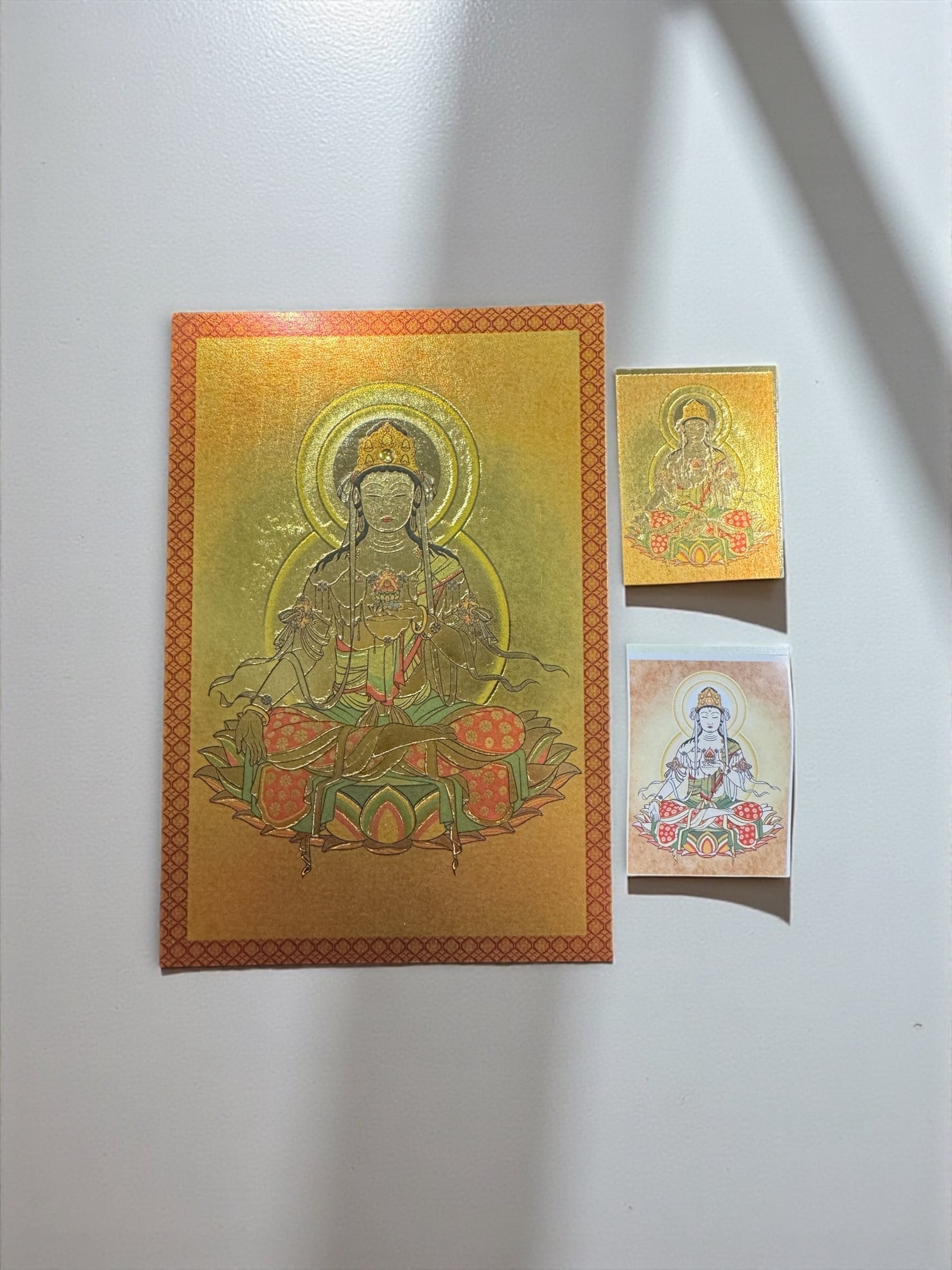 守り本尊 虚空蔵菩薩セット【水晶守り絵・お守り本尊カード・お