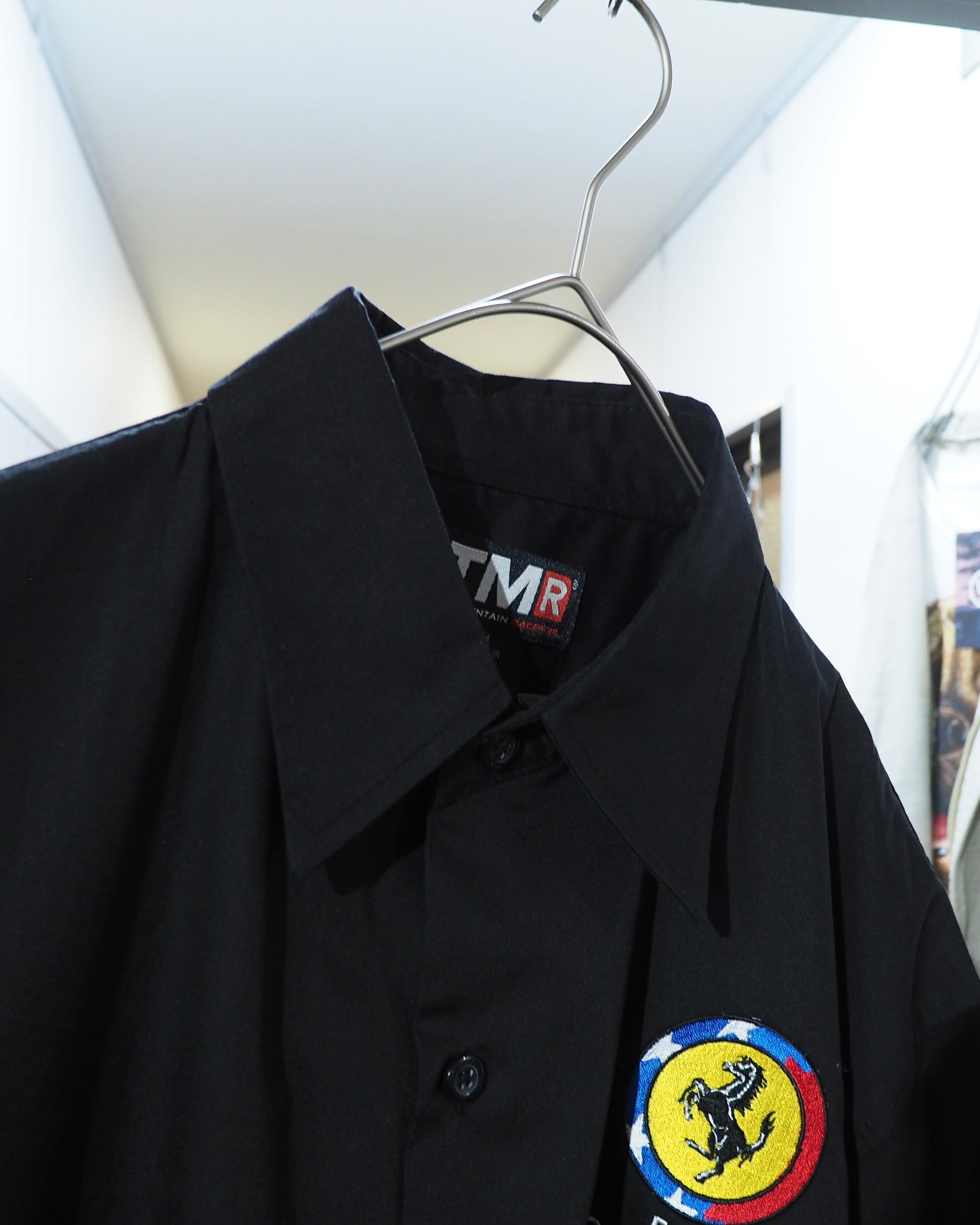” Ferrari ” Prancing Horse logo Embroidery SS Race shirt
