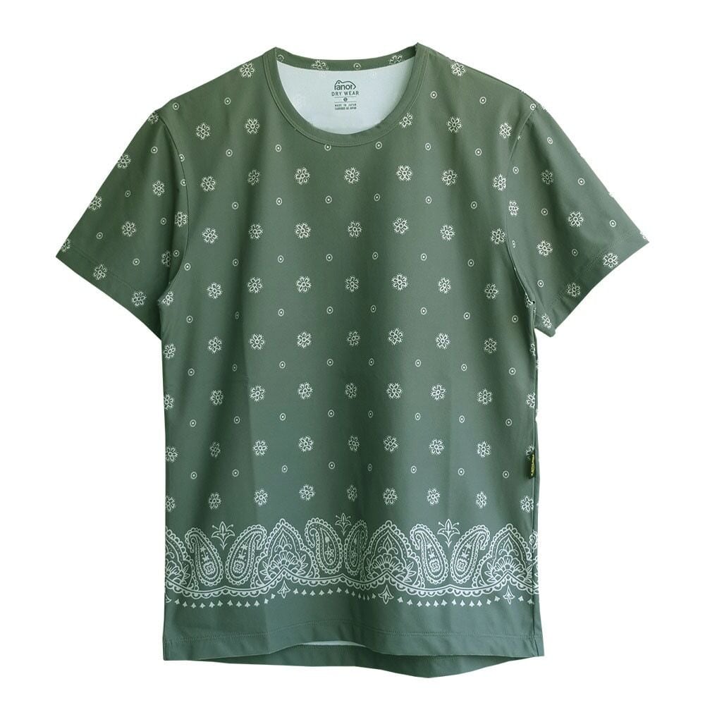 RYOGEN(リョウゲン) DEAD LEAF MOCK NECK H/S TEE Black | play field