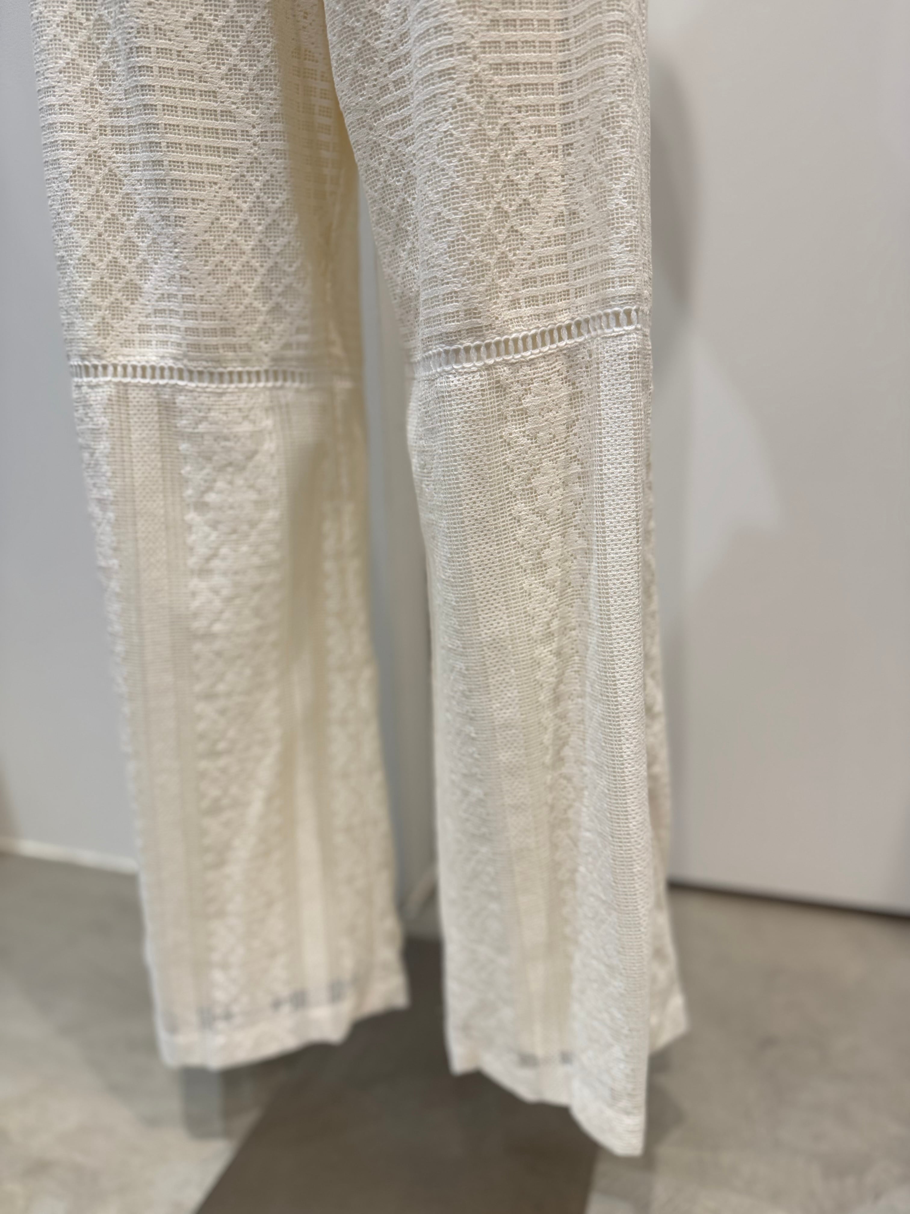 【CHIGNON】パッチワークレースパンツ　3561-051BZ