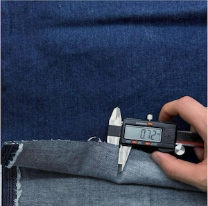 ★TB668◆1m◆ラスト1点‼◆倉敷児島バイオヴィンテージブリーチストレッチデニム生地◆オリジナル◆約11オンス