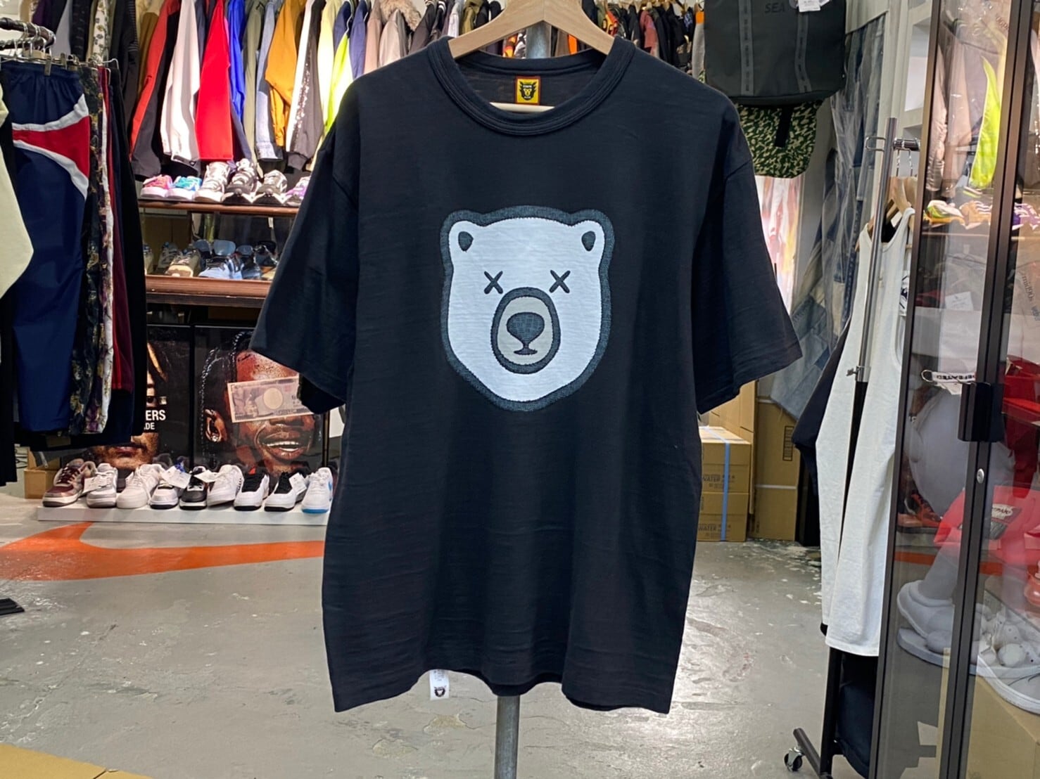 KAWS HUMANMADE コラボ Tシャツ 2XL ブラックトップス