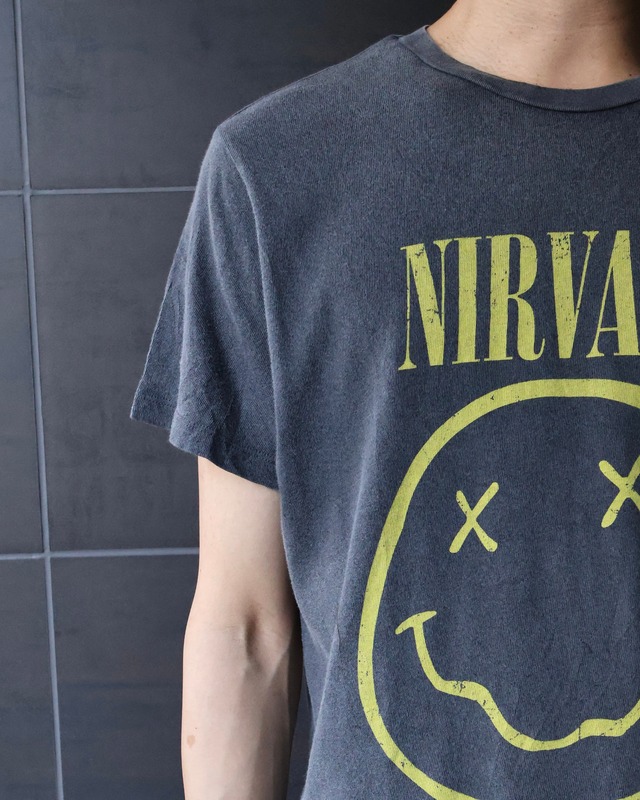 short length fade T shirt