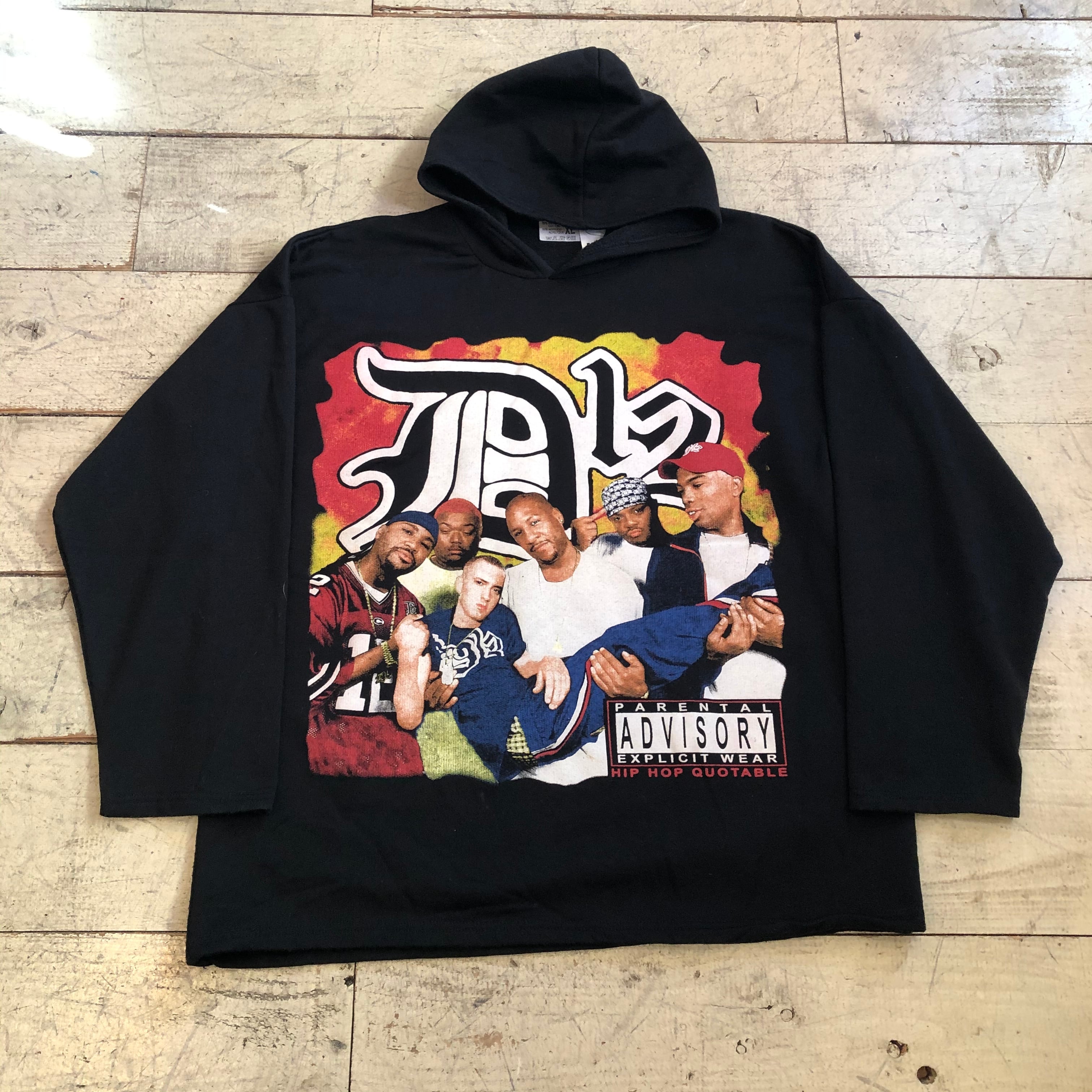 90s〜 EURO BOOTLEG D12 sweat hoodie | What’z up powered by BASE
