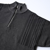YASHIKI / Fuyushigure Half Zip Knit