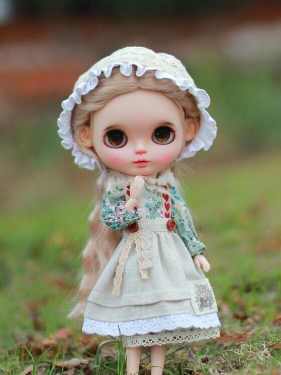 ドール服 licca/blythe/azone/pullipサイズ メイドコスチュームセット