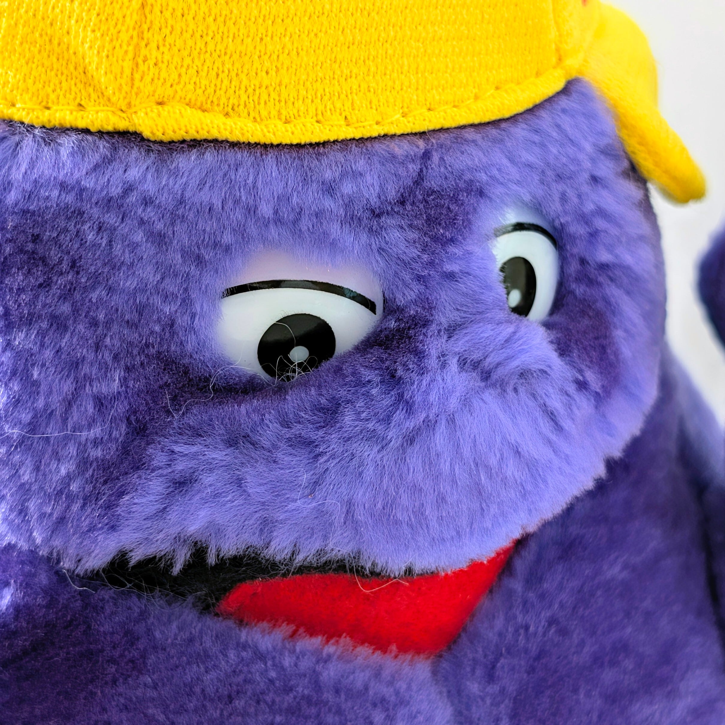☆VINTAGE 2000☆【 McDonald's( マクドナルド ) 】2000年 McDonaldland's 2000 Collection『 Grimace / グリマス 』吸盤付き Plush Toy / プラッシュ / ぬいぐるみ 〚アメリカン雑貨 アメトイ〛
